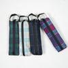 All Weather Check Folding Umbrella Sun and Rain Umbrella Sun and Heat UV Protection Unisex Yellow Tartan Pattern Suitable for Gift 54833 HUS. - -