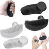 Grip Finger Exerciser Non  Slip Training Grip Fitness Weightlifting Gloves  2 Pairs  Black   Grey