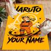 Naruto Character Customizable Name Floor Mat Design for Decorate room Dining Room Living Rooms Outdoor Antislip Carpet Anime Office Decor