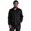 2024 Autumn and Winter New Men's Multi-pocket Woolen Coat Single-breasted Solid Color Woolen Coat Trench Coat