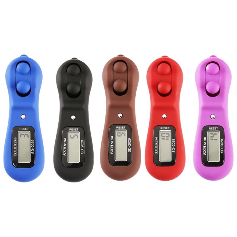 Elektrischer Handfingerzähler, digitaler Zähler, Gebetsfunktion, geeignet für Achtsamkeitsübungen, präzise Zählung, Außeneinsatz