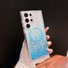 Custodia Magnetica in Silicone Trasparente con Glitter Degradé Per Samsung Galaxy S25 S24 S23 S22 Plus Ultra S23FE Per Copertura Antiurto