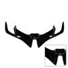 For R15V3 Motorcycle Front Fairing Winglet Guards ABS Black Aerodynamic Pre Drilled Bolt On Installation No Modification