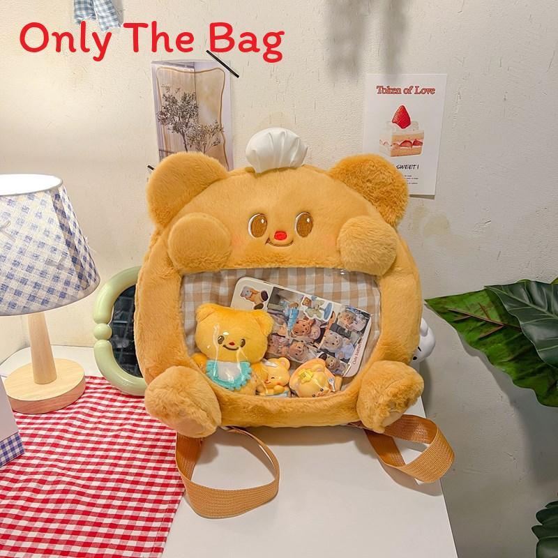 Plush Teddy Bear Backpack For Kids And Teens With Multiple Pockets For Daily Use