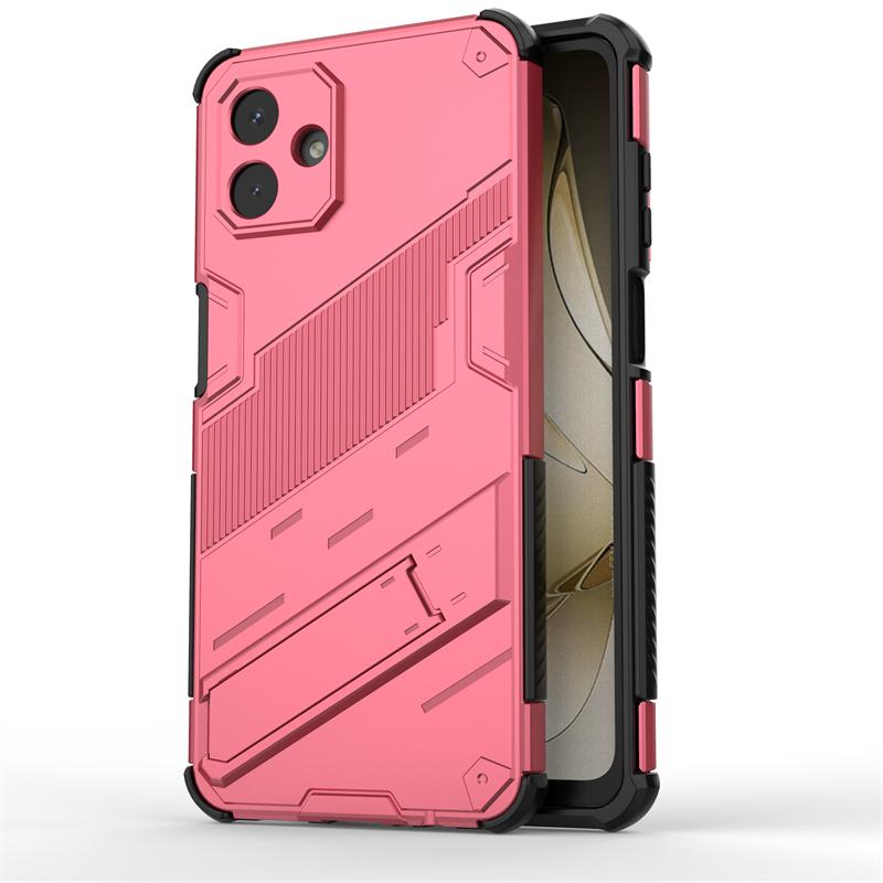 For Samsung Galaxy A07 Case Protective Phone Holder Samsung A07 Cover Invisible Bracket Magnetic Armor Cover Galaxy A07 A06 Case