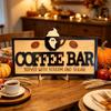 Seasonal Desktop Display Hello Fall Wooden Sign, Cutting Board Shape Autumn Harvest Tabletop Ornament with Centerpiece for Dining Table Hanging Rope &