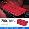 For BMW 5 6 Series GT 2018-2022 G31 G30 G32 Car Armrest Cushion Center Console Armrest Box Mat Suede Cover Interior Accessories.