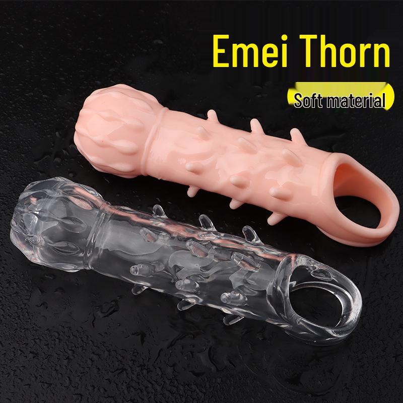 Emei Thorn Cock Ring: Thickened, Long-Lasting, Non-Numbing Adult Sex Toy for Couples