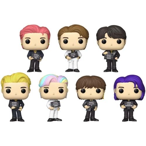Funko POP! BTS Butter Figures, Set of 7, Funko Bangtan Boys
