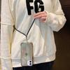 Amazon popular application iPhone12 four corners anti-drop lanyard mobile phone case Apple 11 transparent glitter protective case