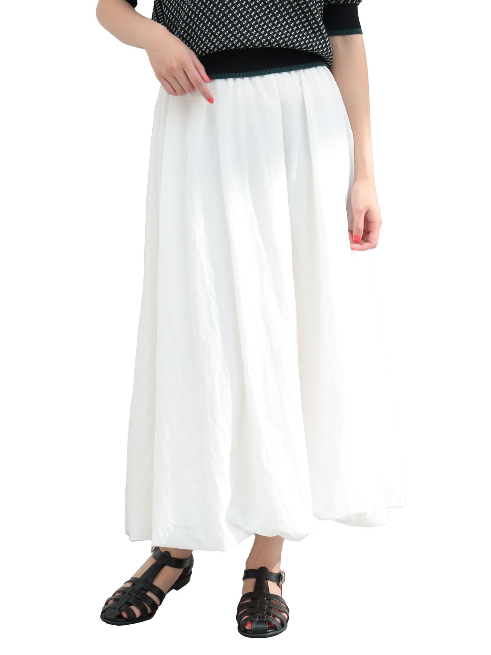

Юбка Washer Balloon Юбка OFF WHITE ONE SIZE [Beams Heart] Женская
