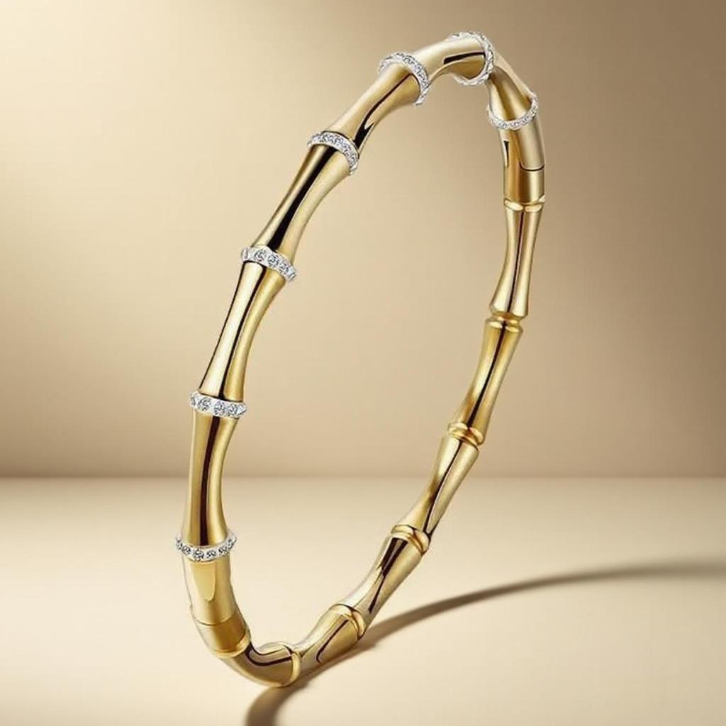 Women's Titanium Steel Bamboo Joint Bracelet, Japanese Korean Style, Simple and Versatile Stainless Steel Wristband Jewelry.