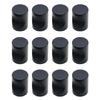 Set of 12 Elegant Sturdy Aluminum Alloy Single Hole Handle for Wardrobes and Kitchen Cabinets Daily Casual Use