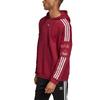 Adidas Originals Trefoil TS TRF Fleece-Lined Hoodie Men Hoodie Burgundy ED7116