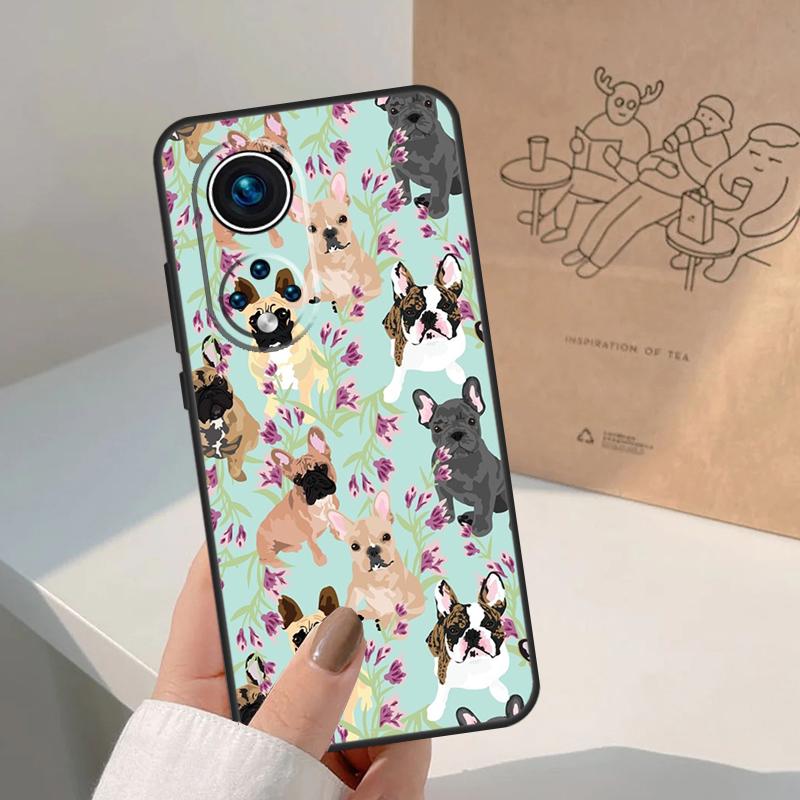 French Bulldog Dog Case For Honor Magic 7 5 6 Pro Cover For Honor X9b X9a X9c X8a X8b X9 200 400 50 70 90 Lite