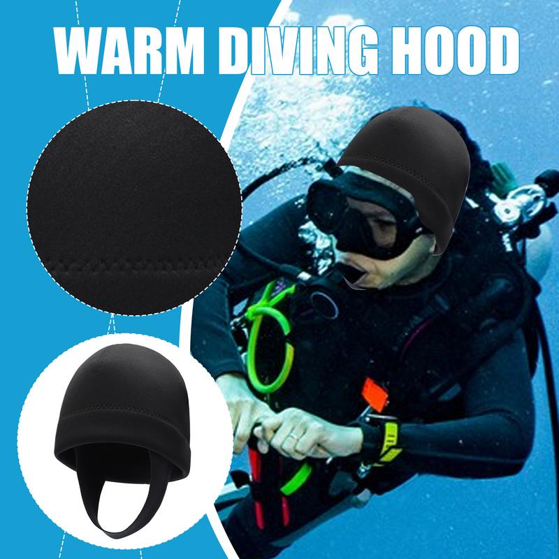 2mm Neoprene Snorkeling Caps UV Protection Warm Diving Hood Wetsuit Beanie Caps For Snorkeling Swimming Surfing Kayaking