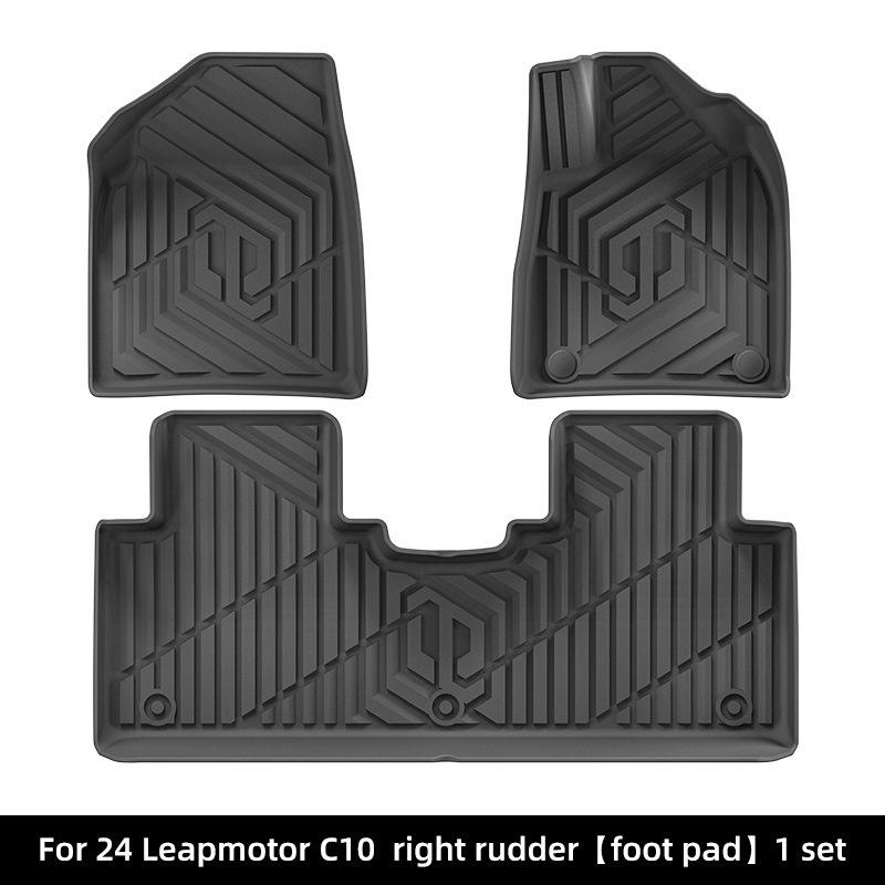 Waterproof TPE Floor Mats for 24 Leapmotor C10 Car Models