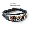 One Piece, Naruto, Attack on Titan Woven Leather Bracelet