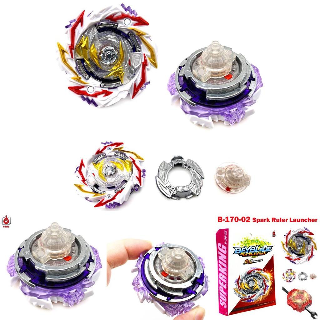 Superking Burst Beyblade B170 02 Abyss Diabolos 5 Fusion 1s Launcher Spark