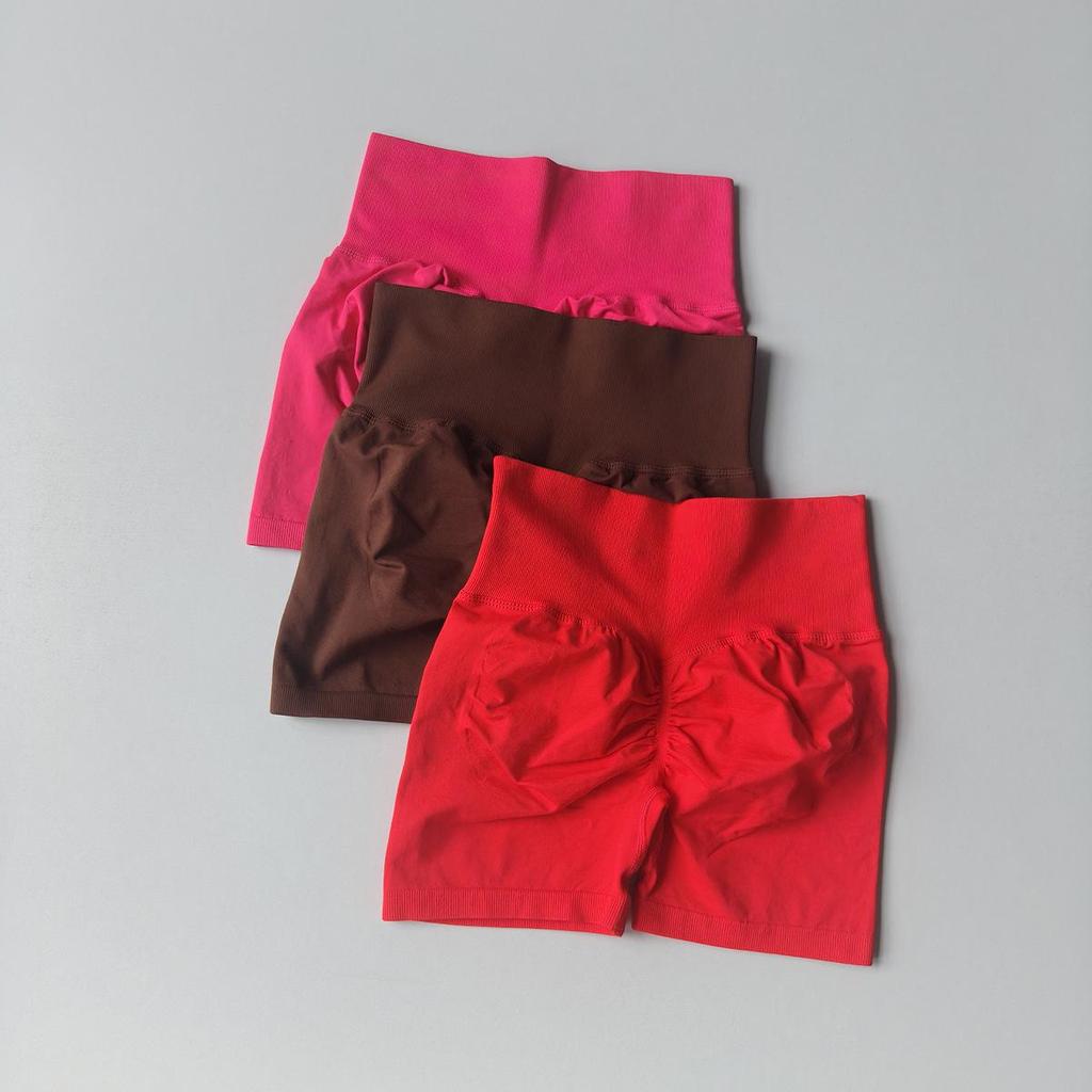 High Waist Tummy Control Slimming Peach Lift Sports Shorts - Quick-Dry Yoga & Running