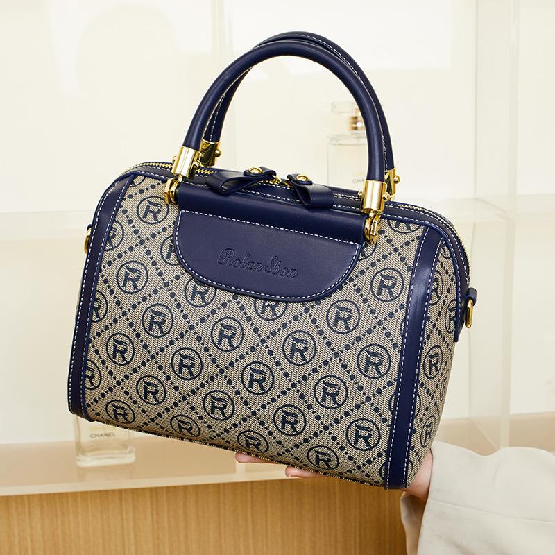 

New fashion portable pillow bag, letter printing shoulder messenger bag, simple and atmospheric versatile bag