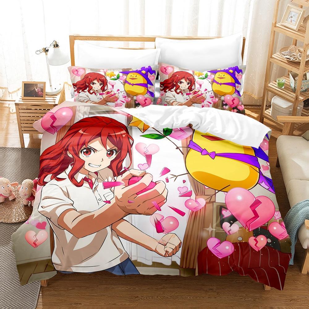 Romantic Killer Bedding Set Single Twin Full Queen King Size Bed Set Adult Kid Bedroom Duvet Cover Sets 3D Anime Bed Sheet Sets
