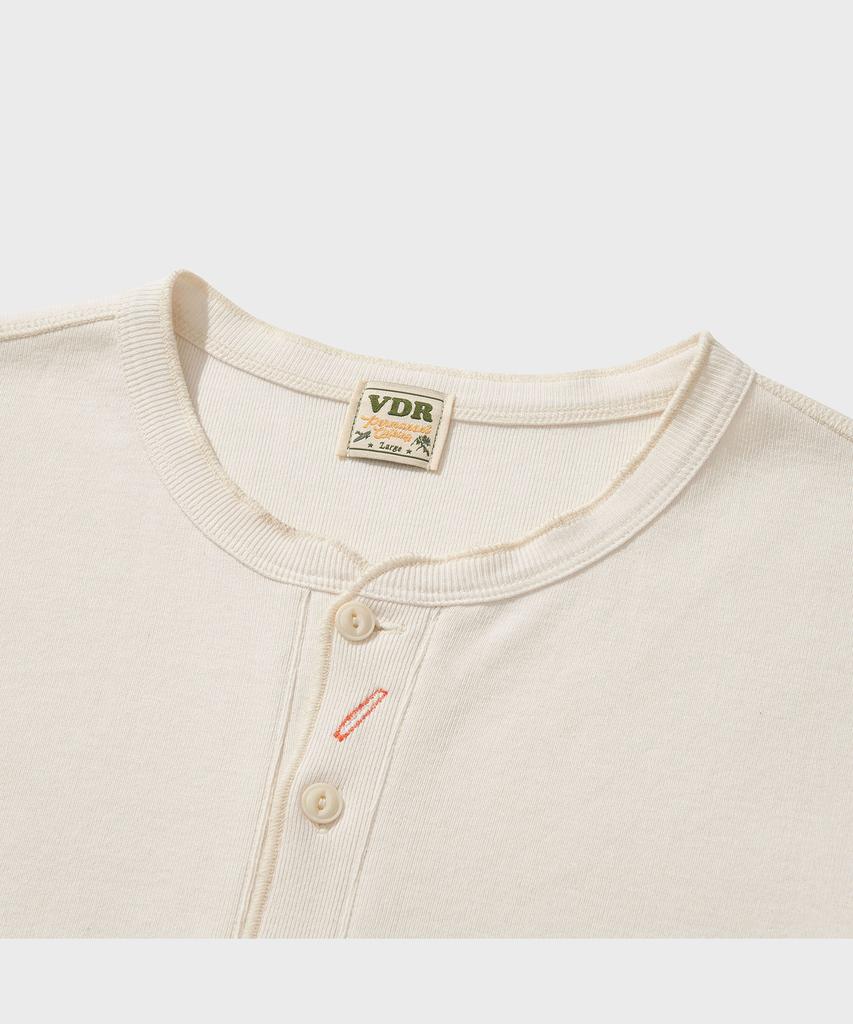 VDR Bikers Henly Neck T-Shirt [Vanilla]
