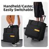 with Detachable Trolley Rolling Monitor Carry Case  Hold Up to 2 Screens