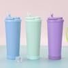 1/2PCS Portable Ceramic Liner with Lid Water Cup Stainless Steel 830ML Insulated Travel Large Capacity Car Carrier Coffee Cup