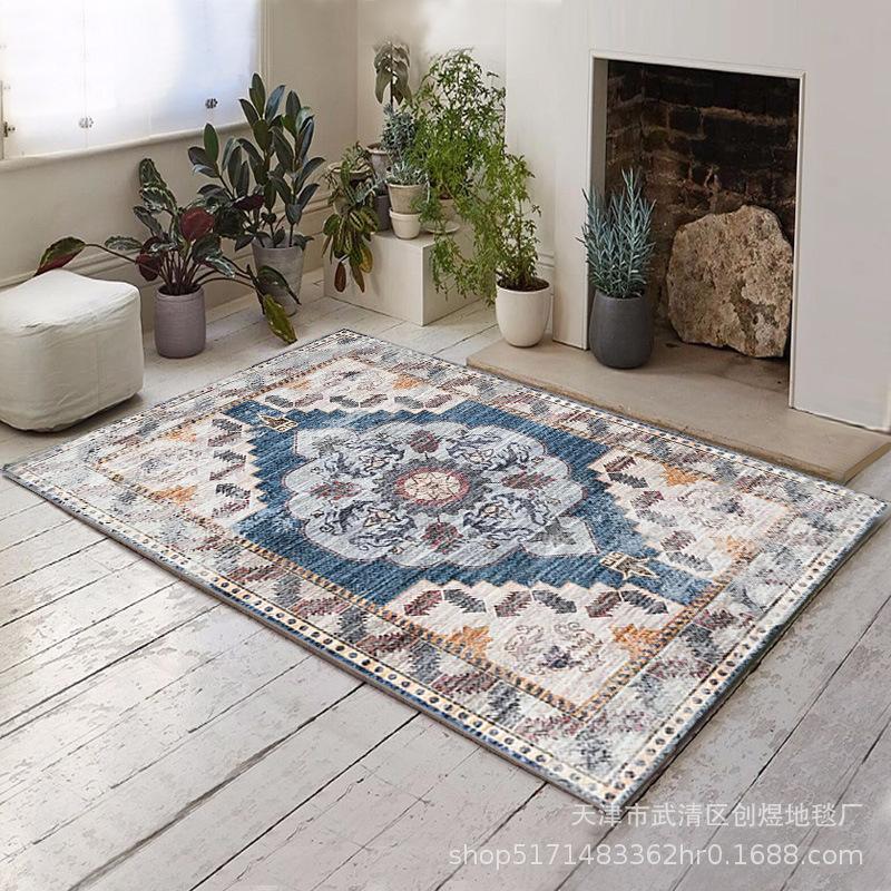 

Ковер в этническом стиле для гостиной, кофейный столик, персидский ковер, можно использовать как коврик для пола в кабинете или гардеробной 80*120cm