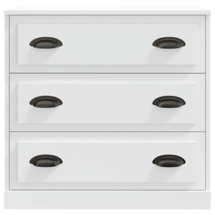 Maison Exclusive - Buffets 2 pcs blanc bois d'ingénierie