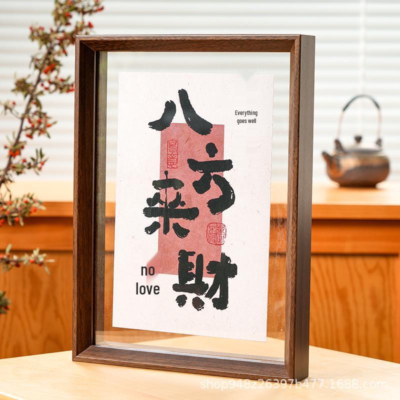 Двусторонняя прозрачная акриловая фоторамка для формата A4/A3 6 inch 【Inner diameter 10.1*15.2】