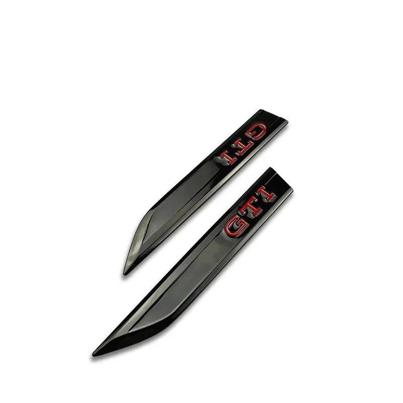 2026 Hot Sticker 2Pcs Metal Car Side Fender Bumper Strip Protective Sticker for Volkswagen GTI Golf 2 3 4 5 6 7 MK2 MK3 MK4 MK5