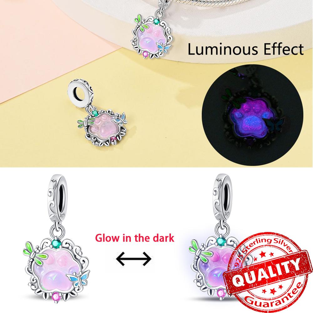 Symbolically Copper Colorful Butterfly Dragonfly Charm Fit Original Bracelets Necklaces Jewelry Diy Beads