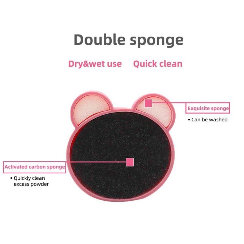 Makeup Brush Cleaner Washing Brush Pad Cleaning Mat Cosmetic Brush Cleaner Tool Scrubber Box