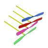 Children's Outdoor Traditional Classic Nostalgic Toys Plastic Bamboo Dragonfly Shape Hand-push Flying Propeller Kids Toy Gift