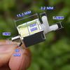 2-Position 3-Way Micro Solenoid Valve Micro 10mm DC 6V Normally Open/Closed Air Valve for Eye Massager and Medical Equipment