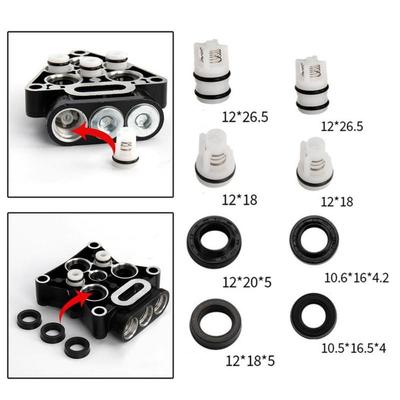 Leak Fix Check Valve Kit 220V Oil Seal Set  for Cleaning Machine Water Pump Accessories