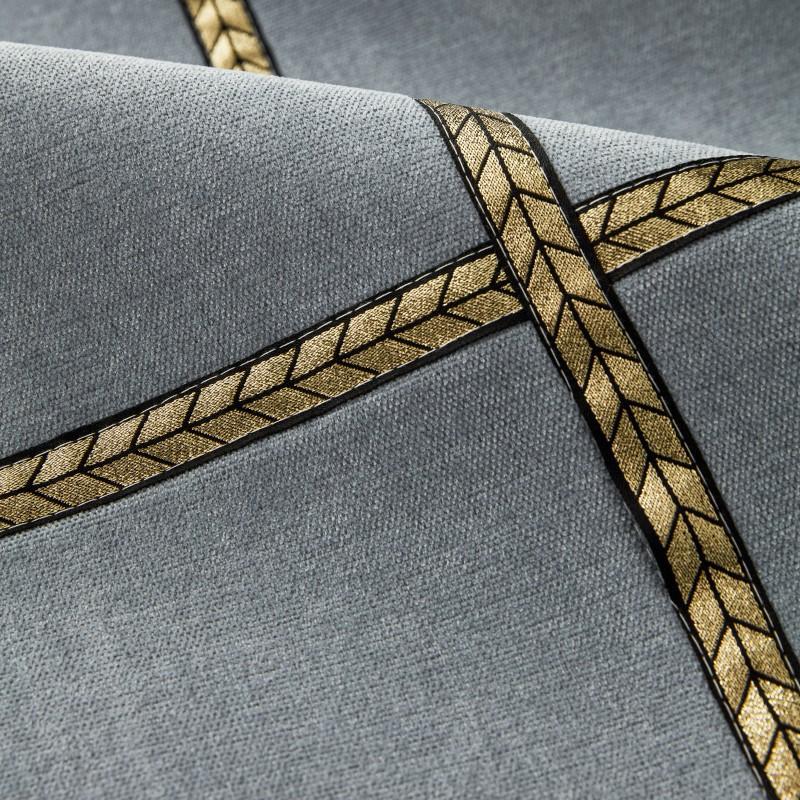 Neuer Sofabezug aus Chenille-Weizenährengewebe, L-Form, Couch, einfarbig, rutschfest, schlichter Kissenbezug für die Rückenlehne