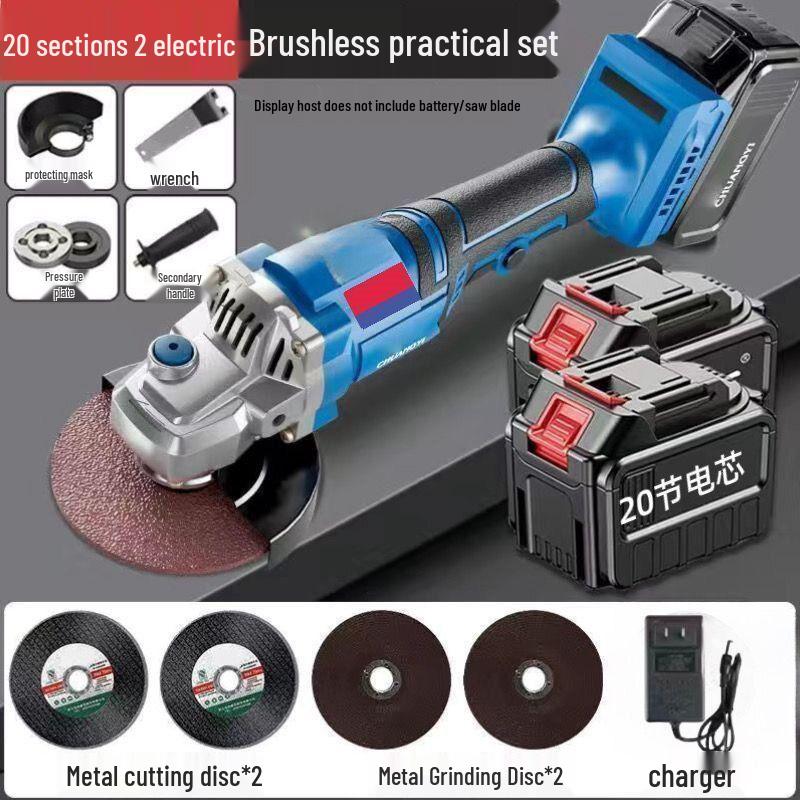 Dongcheng High-Power Multifunctional Cordless Angle Grinder with Lithium Battery