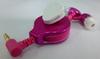 Excel Sound Retractable Aluminum Housing In-Ear Headphones, Pink EH-R37 PK