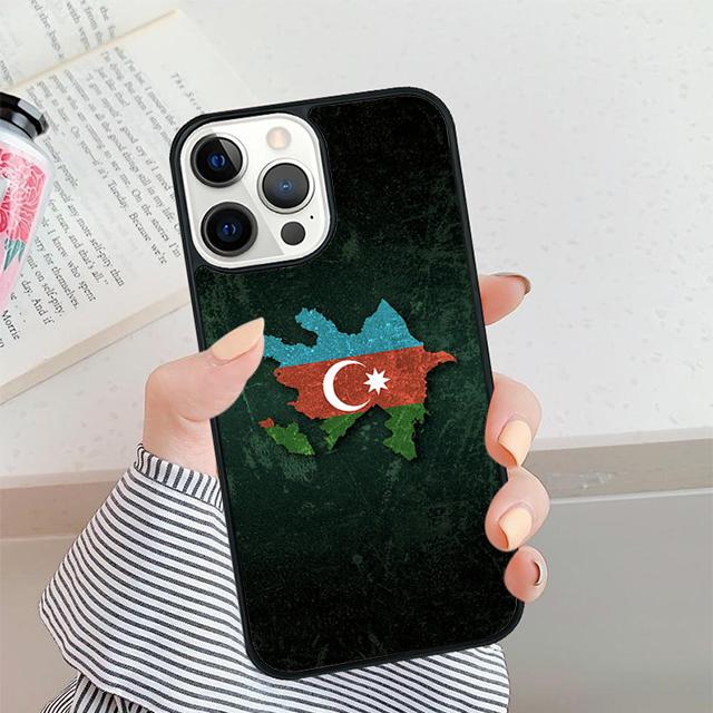 Azerbaijan Flag Phone Case For iPhone 17 Air 15 16 11 12 13 14 Pro Max Cover For iPhone 17 Air Max Plus Coque Fundas