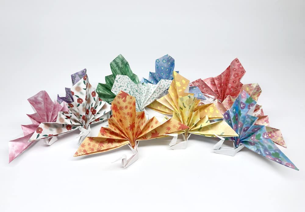 Antibacterial Origami Paper with 96 seasonal Japanese designs
