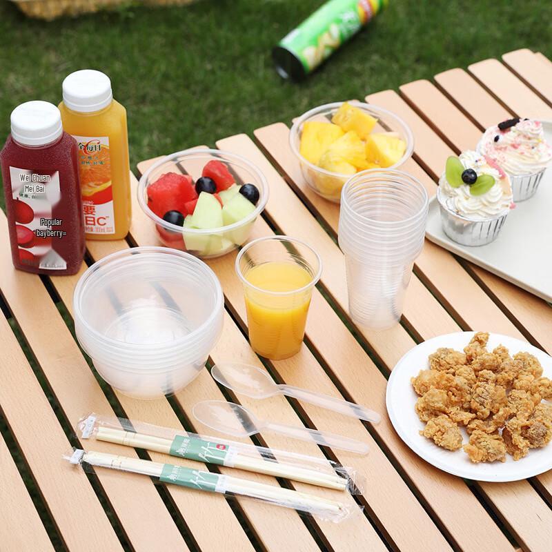 Meiliya Disposable Camping Tableware Set