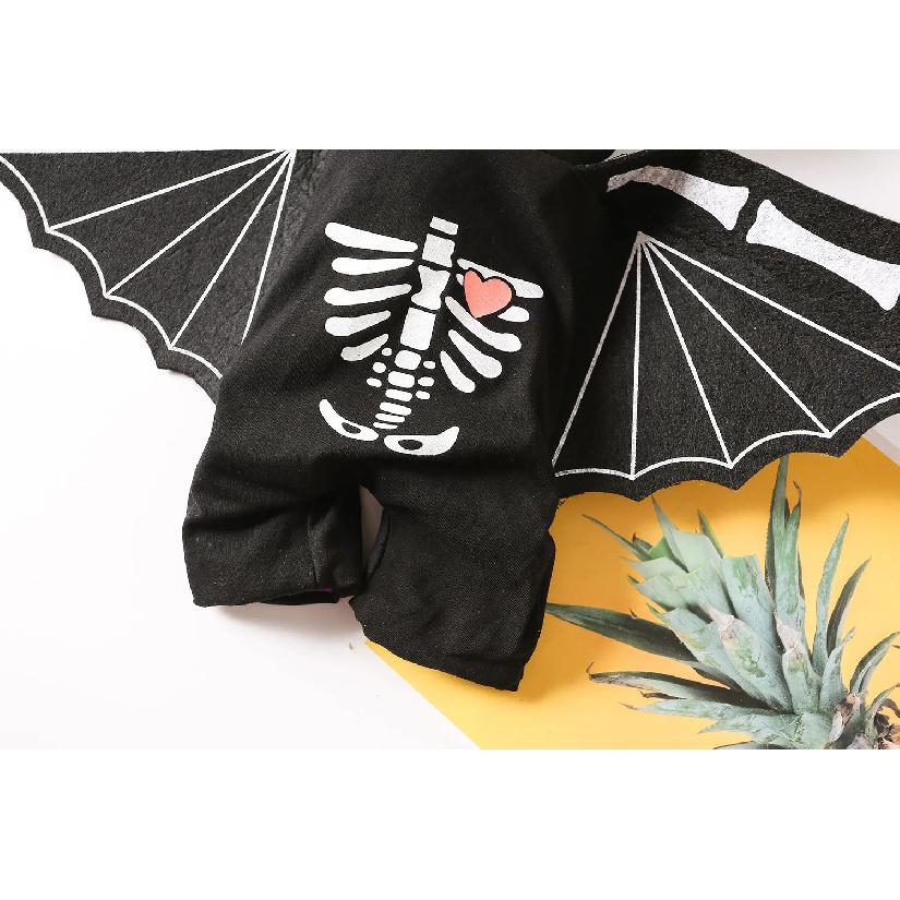 2026 New Pet Costume Halloween Bat Outfit for Small and Medium Dogs Funny Transformation Outfit Cat Standing Costume