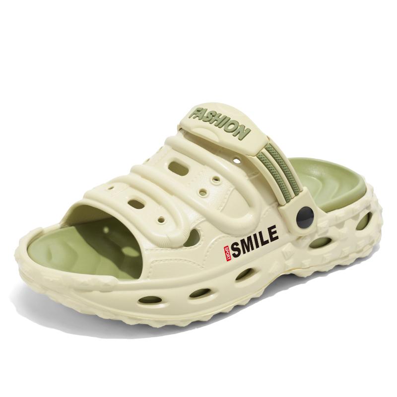 

Новые мужские сандалии большого размера на толстой подошве из ЭВА, легкие и дышащие, пляжная обувь, модные и повседневные спортивные сандалии для мужчин 38-39