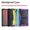 Shockproof Case for Samsung Tab S10 FE Plus 2025 with Kickstand Heavy Duty Protective Cover