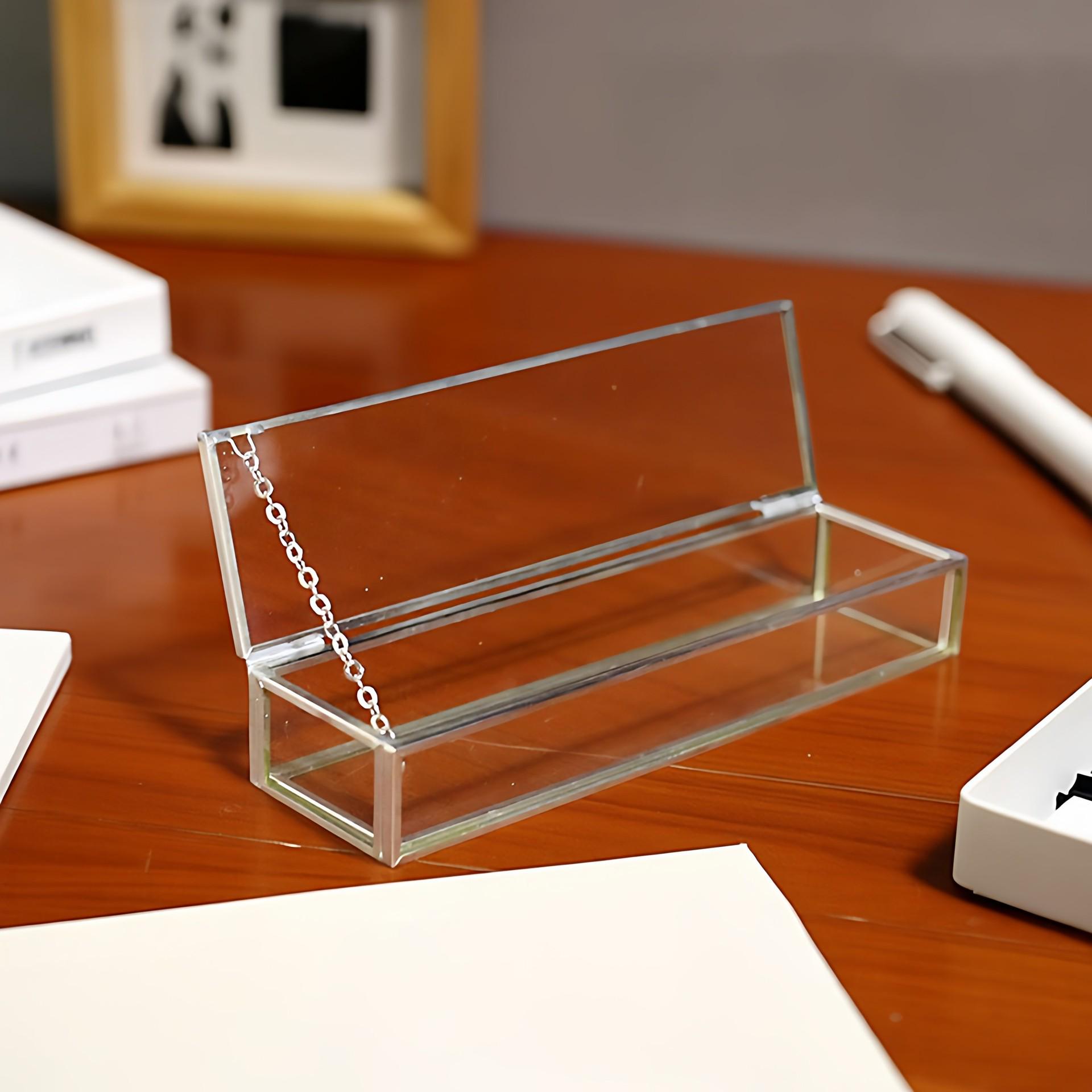 

Luxurious Glass Jewelry & Cosmetic Storage Box