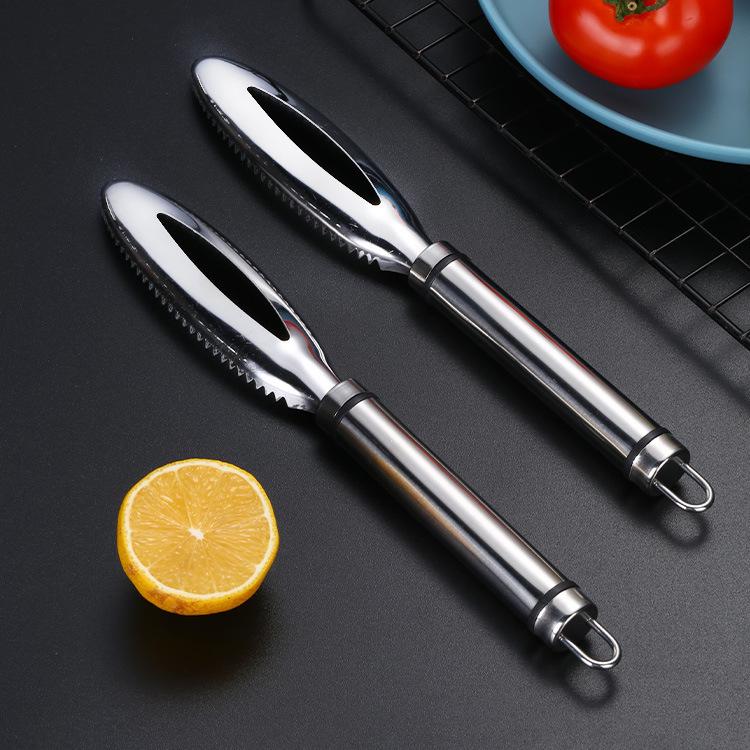 304 Stainless Steel Fish Scale Remover: Multifunctional Scraper Brush for Easy Fish Cleaning