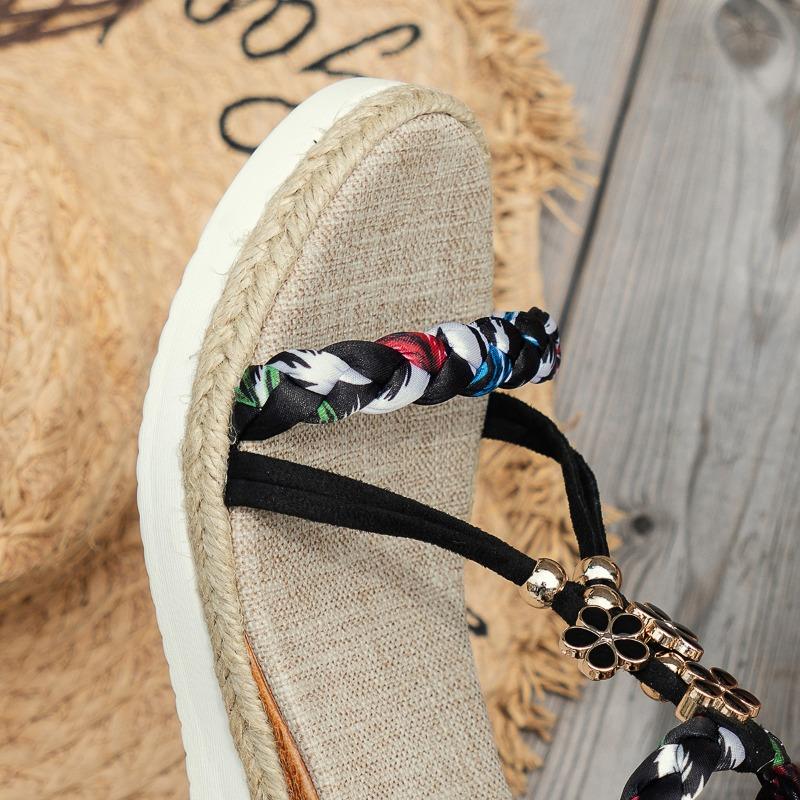 Large Size Slope Heel Sandals Women Summer New Casual Beach Sandals Women